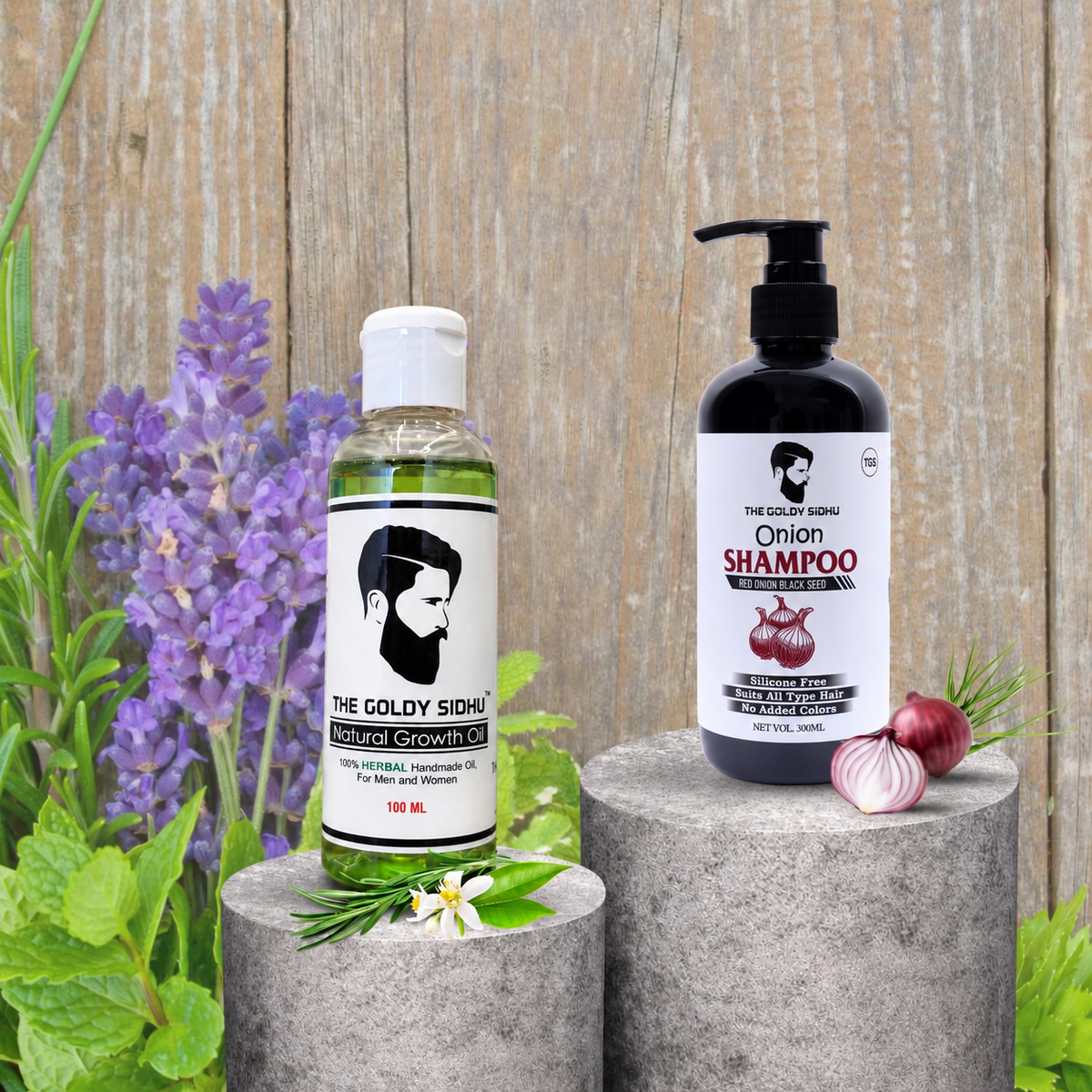 Hair Oil Hair Shampoo Combo