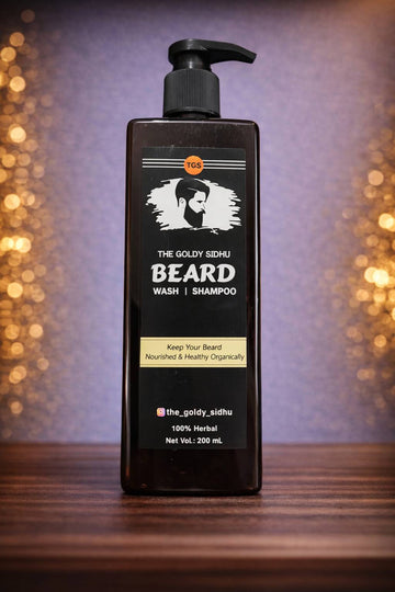 THE GOLDY SIDHU Beard Wash Shampoo for Man - 200 ML
