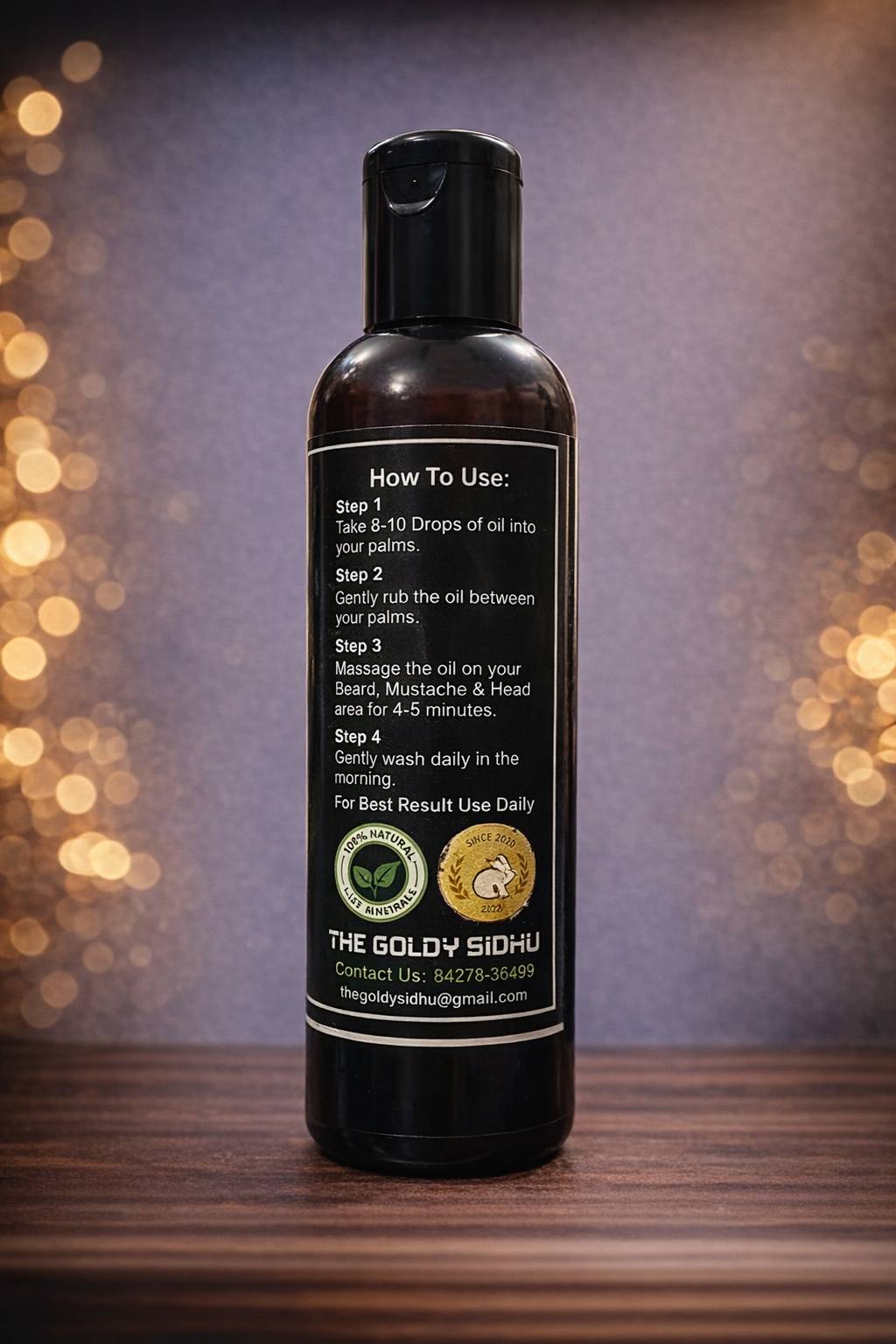 Hair Greying Protector Natural Growth | Herbal Oil | For Men and Women - 100ML