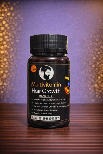THE GOLDY SIDHU Ayurvedic Hair Growth Capsules | Biotin, Amla, Bhringraj, Zinc & Vitamin E | 60 Capsules
