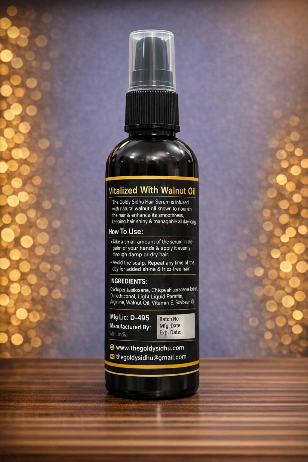 Natural Hair Serum for Man & Women - 100 Ml