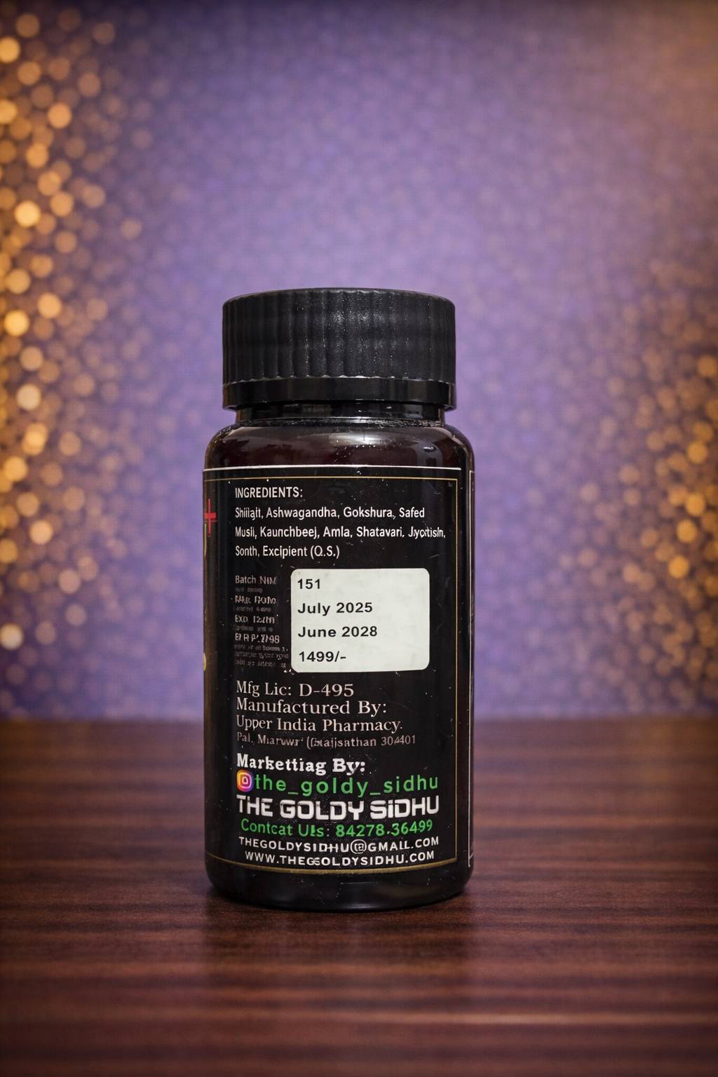 Testron Multivitamin | Shilajit, Ashwagandha, Zinc, Vitamin D3, A, C, E | For Immunity & Strength | 60 Capsules