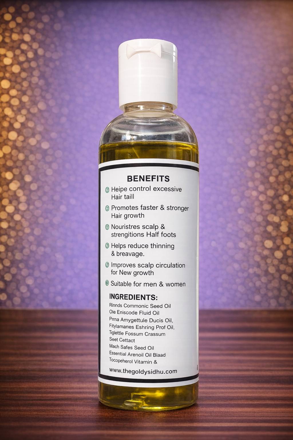 Natural Growth  Herbal Oil for Men and Women - 100 ML