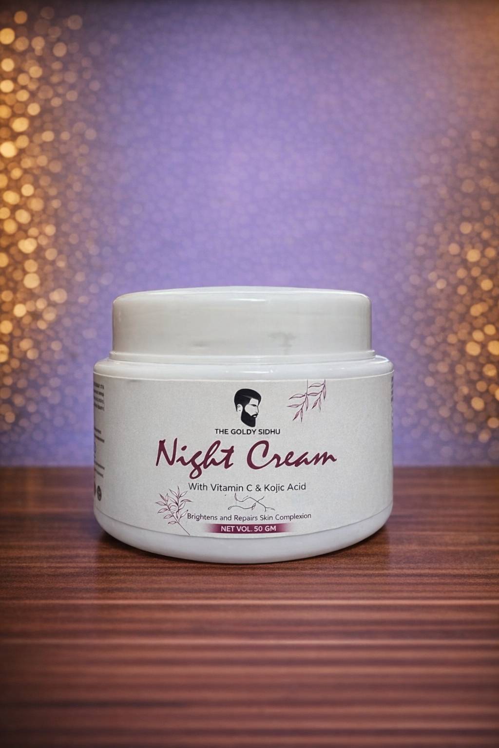 THE GOLDY SIDHU Night Cream With Vitamin C & Kojic Acid – 50gm