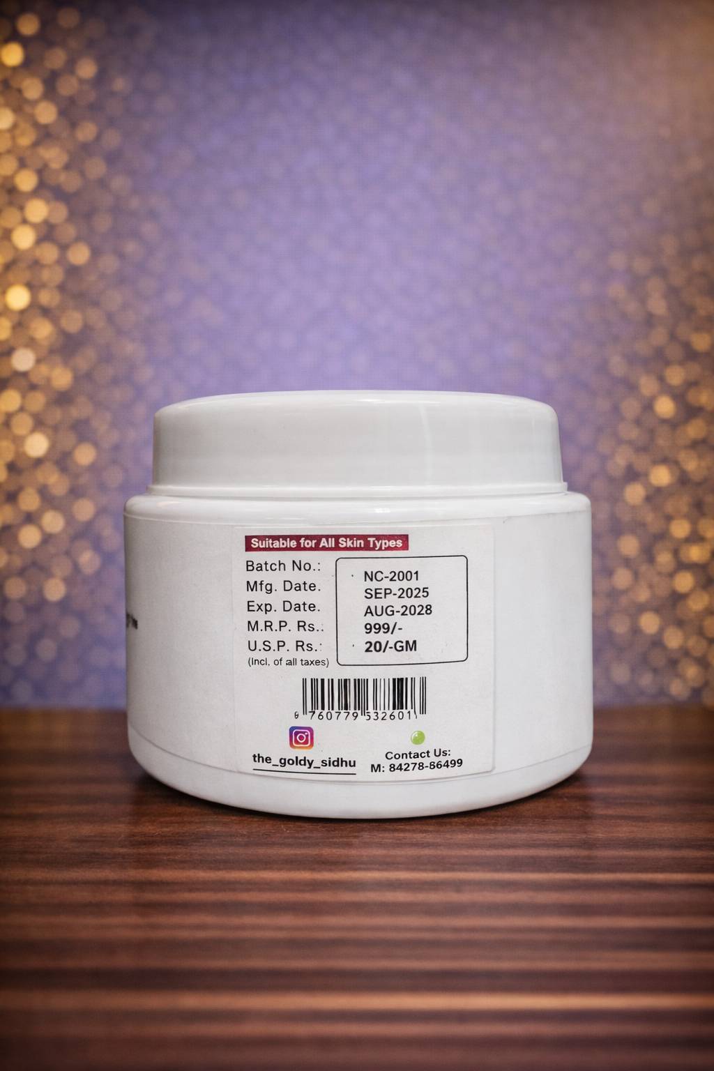 THE GOLDY SIDHU Night Cream With Vitamin C & Kojic Acid – 50gm