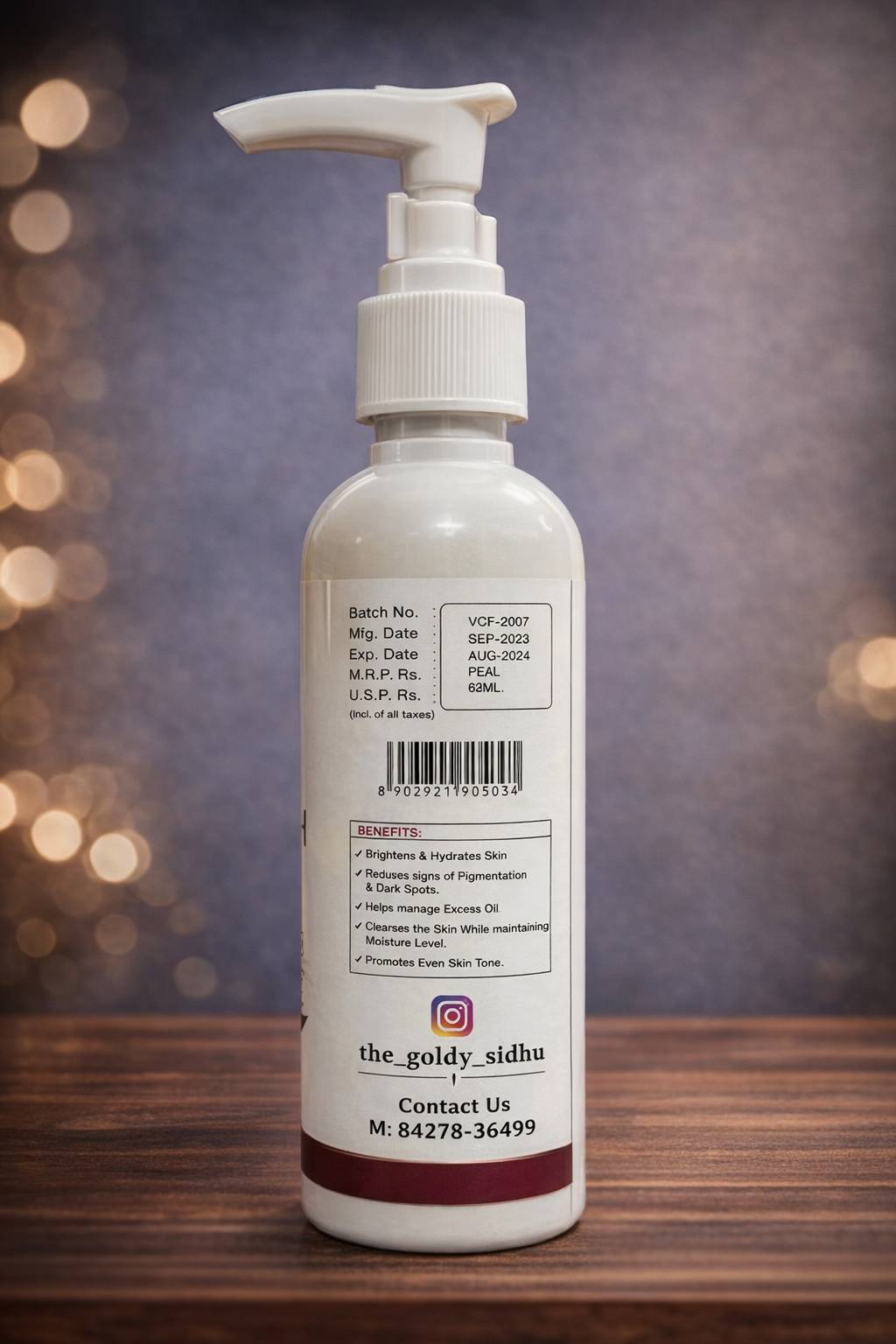 Vitamin C Face Wash 100ml