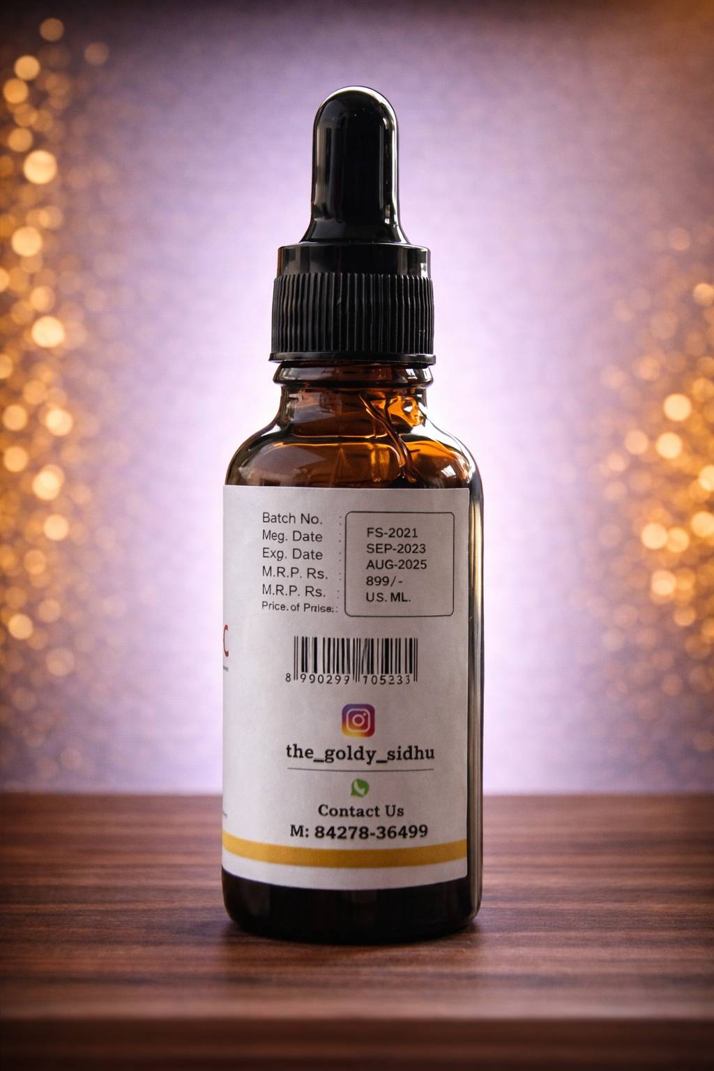 THE GOLDY SIDHU VITAMIN C FACE SERUM 30ml
